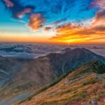 Northern Lights in Iceland , Sunset View